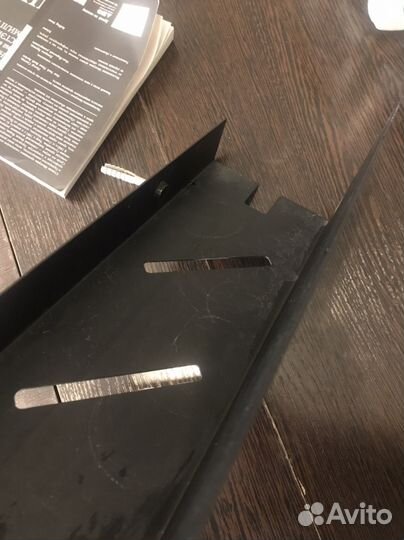 Черная матовая полка для ванной комнаты