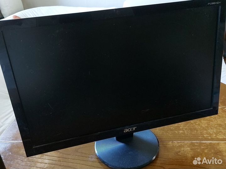 Монитор Asus + Системный блок. В рабочем состоянии