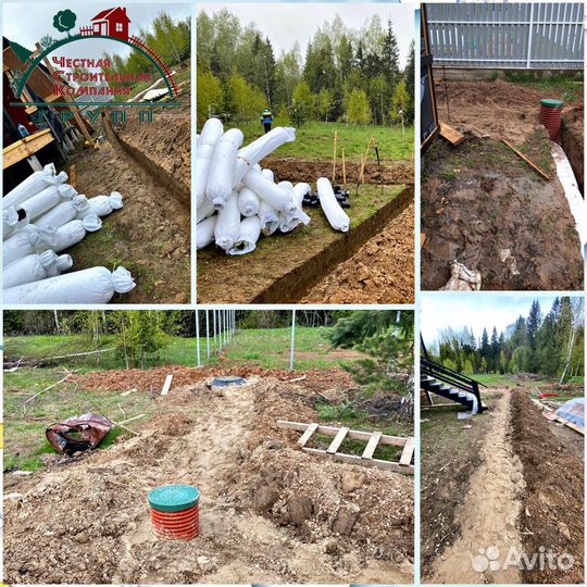 Дренаж участка под ключ / Ливневка / Водоотведение