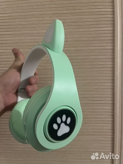 Беспроводные котик наушники