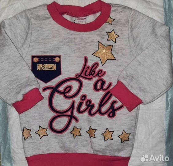 Пакет вещей на девочку 80-86