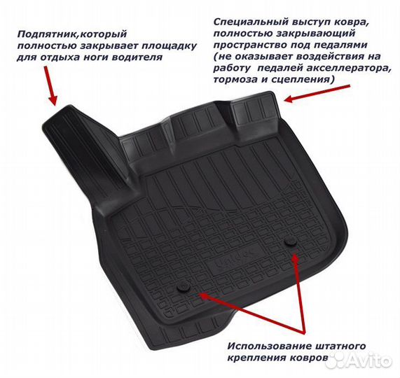 Коврики Norplast Opel Zafira C 2012