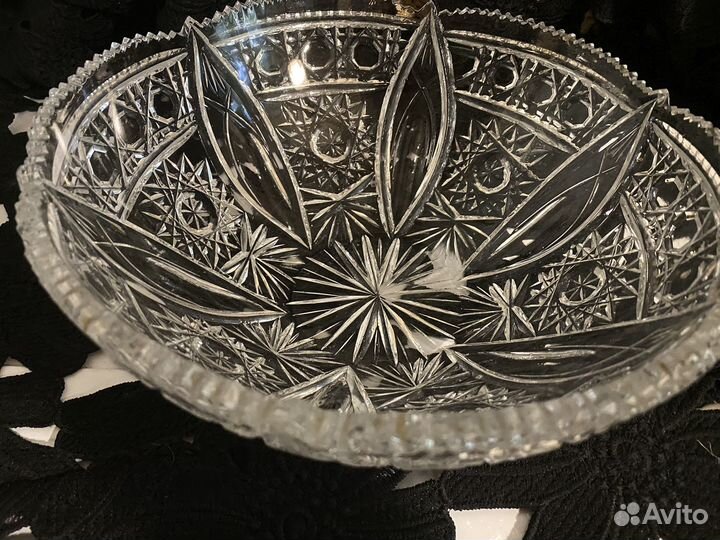 Хрустальная вазы хрустальные для фруктов