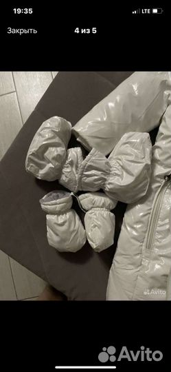 Зимний комбинезон для девочки 68-74 moncler