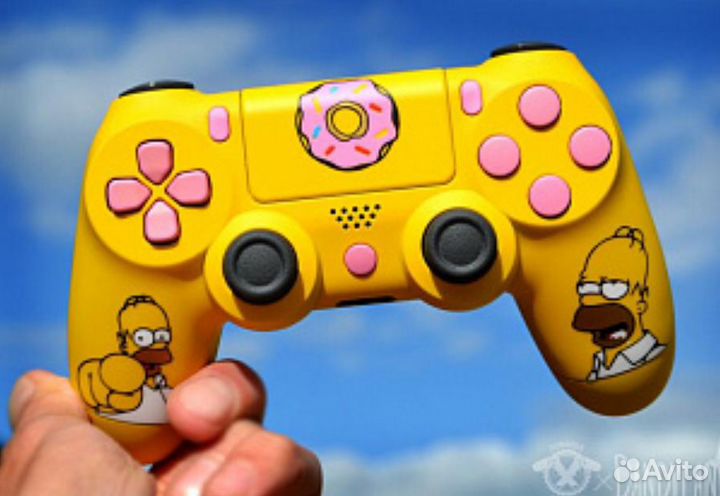 Dualshock 4 кастом Simpsons