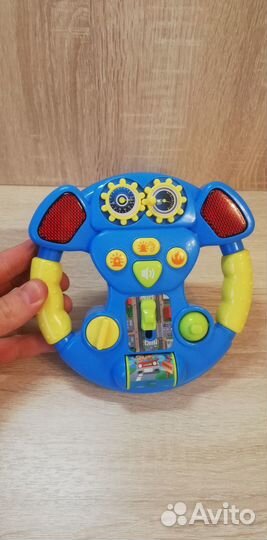 Детский руль игрушка музыкальный