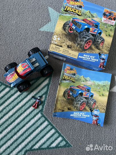 Конструктор хот вилс монстр трак