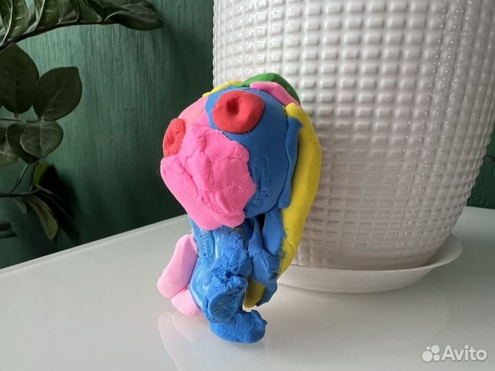 Пластилиновые фигурки. Кукла монстрик