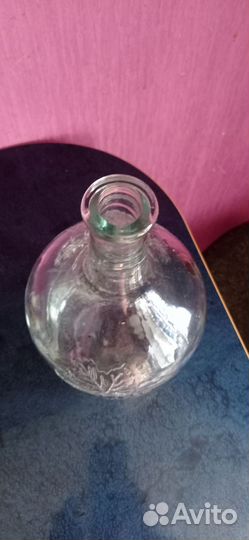 Графин - бутыль стеклянная