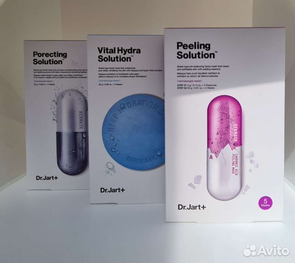 Тканевые маски Dr Jart + 5шт