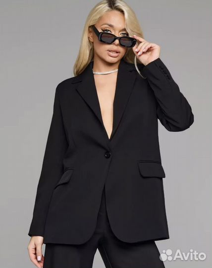 Пиджак оверсайз удлиненный классический