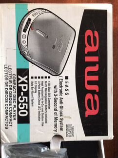 Портативный cd плеер aiwa новый