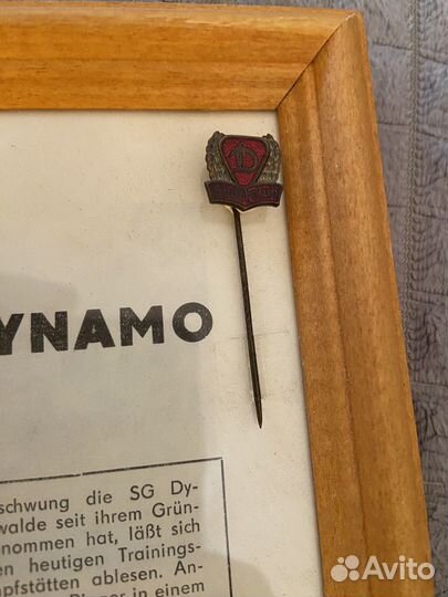 Коллаж футбол Динамо Берлин ГДР