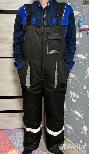 Спецодежда полукомбинезон зимний 52-56
