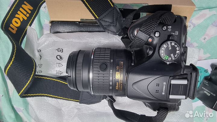 Зеркальный фотоаппарат nikon d5200 kit 18-55 vr ii