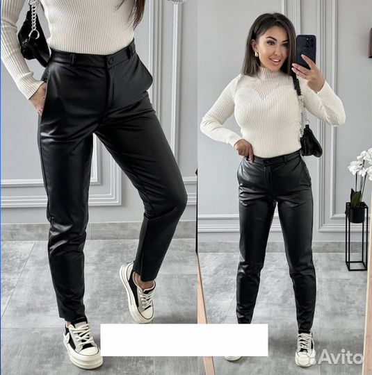 Штаны эко-кожа