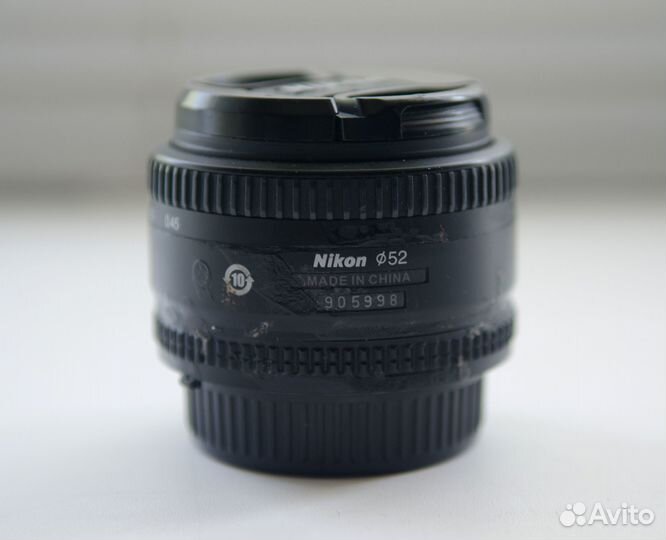 Объектив Nikon 50mm f/1.8D AF Nikkor