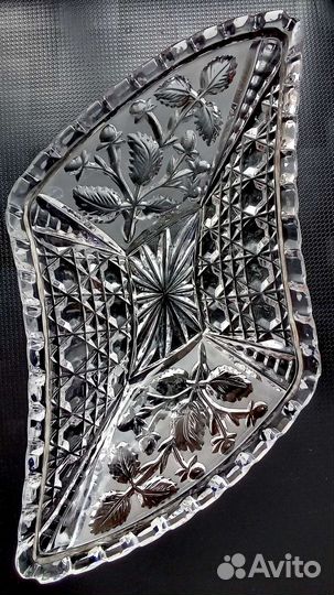 Ваза хрустальная