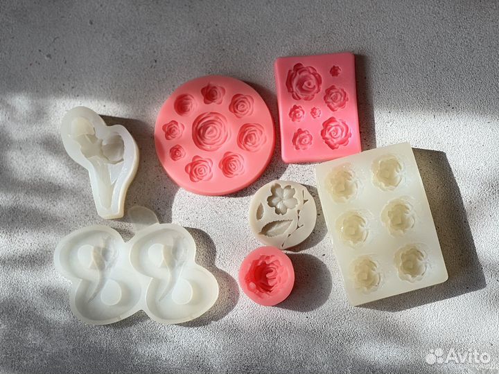 Кондитерские формы силиконовые 3D пластиковые