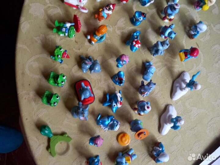 Старые киндеры. Акулы, бегемоты, слоны, лягушки