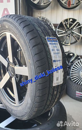 Новые 225/55 R17 + диски нива бритва