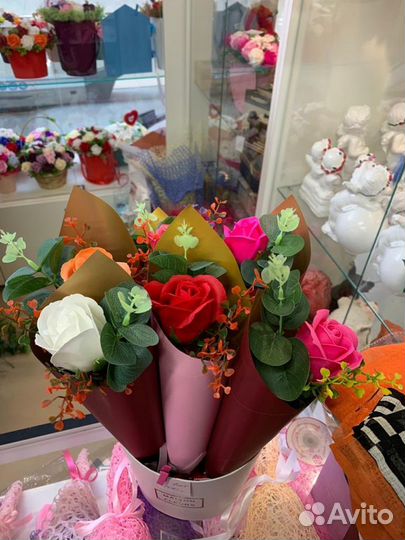 Цветы - Букеты (из мыла), Доставка цветов