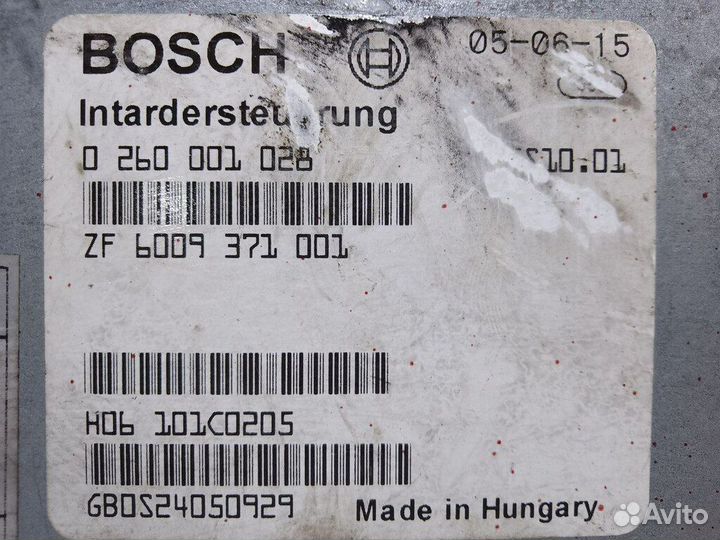 Блок управления кпп bosch 0260001028