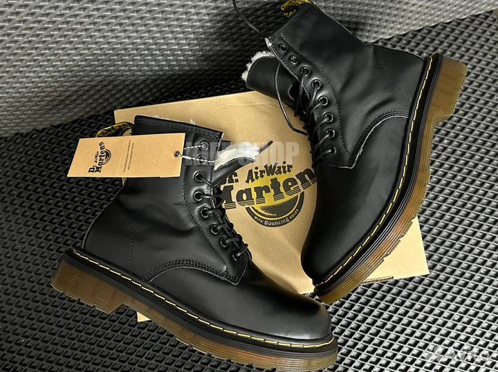 Ботинки dr martens 1460 натуральная кожа