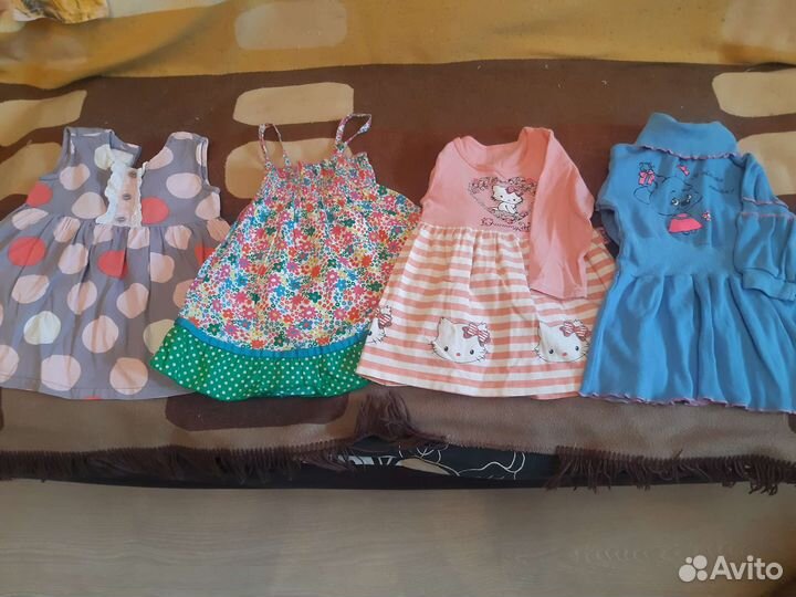 Вещи пакетом для девочки 74-80