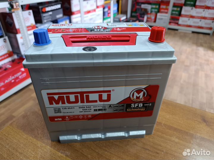 Аккумулятор Mutlu 60 Ач Asia на Тойоту Лексус Киа