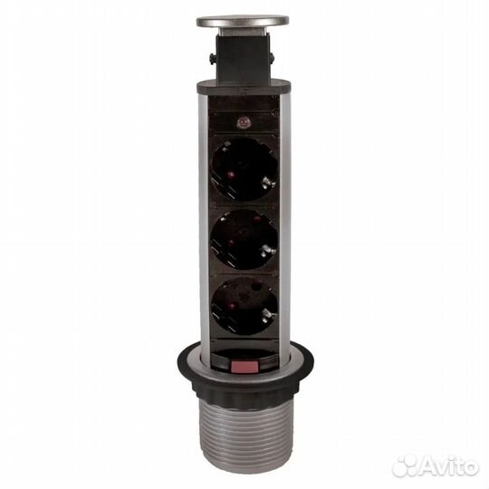 Встраиваемая выдвижная розетка для столешницы