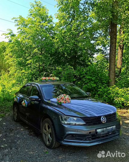 Украшения на машину свадебные