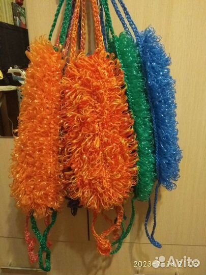 Мочалка ручной работы