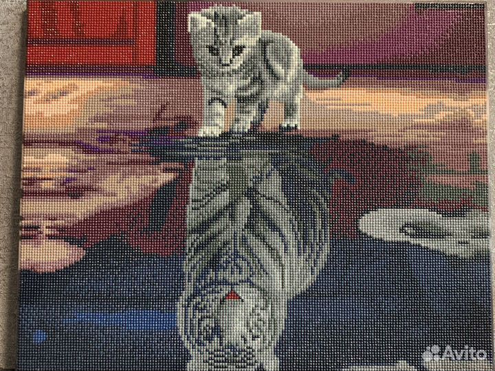 Картина из алмазной мозаики, готовая