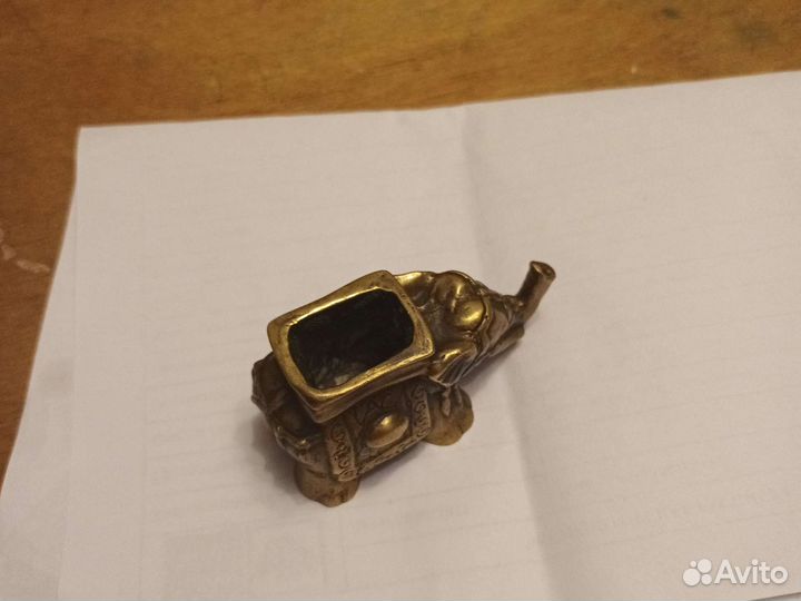 Слоник на удачу, латунь