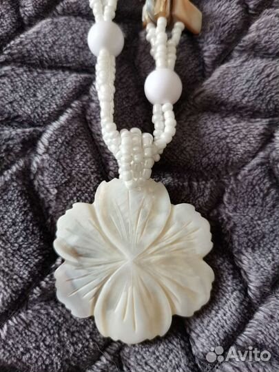 Колье ожерелье из бисера