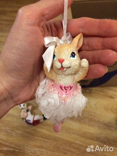 Елочная игрушка кролик