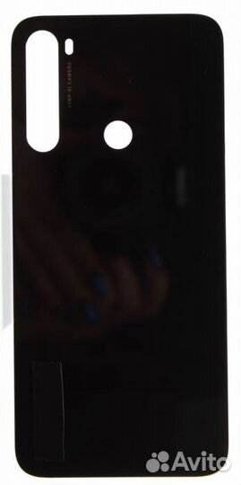 Задняя крышка для Xiaomi Redmi Note 8 Черная (со с