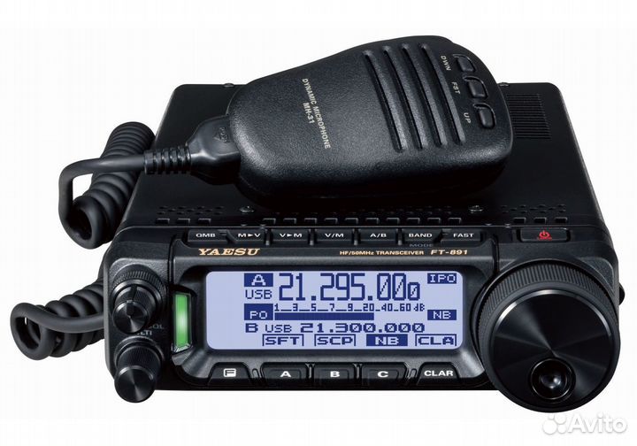 Кв трансивер Yaesu FT-891 + интерфейс+выносная кла