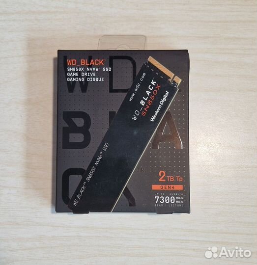 SSD WD Black 2tb/4tb sn850x (Новый, запечатан)