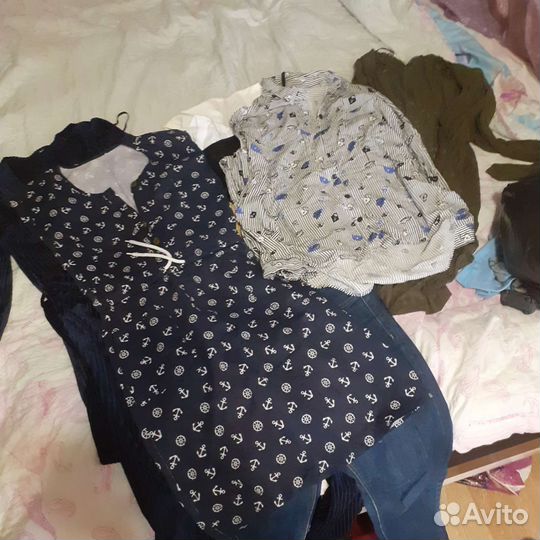 Вещи разные в нормальном состоянии пакетом 46 48