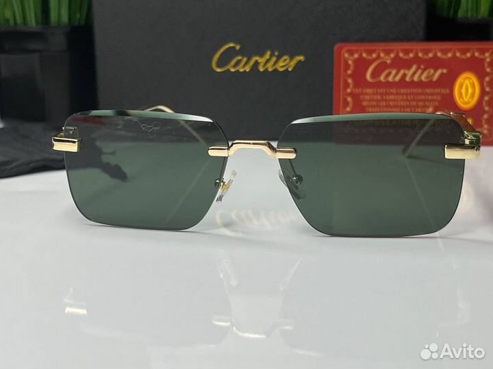 Солнцезащитные очки мужские cartier