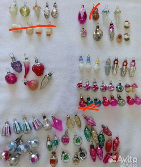 Елочные игрушки СССР малютка