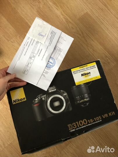 Зеркальный фотоаппарат Nikon d3100