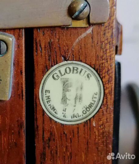 Фотокамера.Globus. 19 - нач20вв. 4кассеты10х12см
