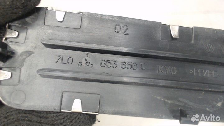 Накладка на порог Porsche Cayenne, 2008