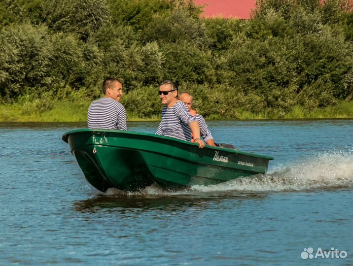 Новая моторная лодка Неман 340 тримаран в наличии