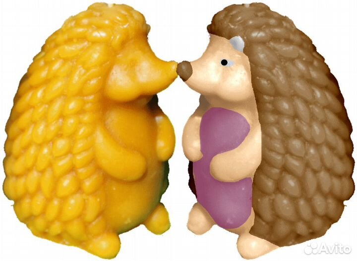 Силиконовая форма для свечей Ежик 1 (0507)