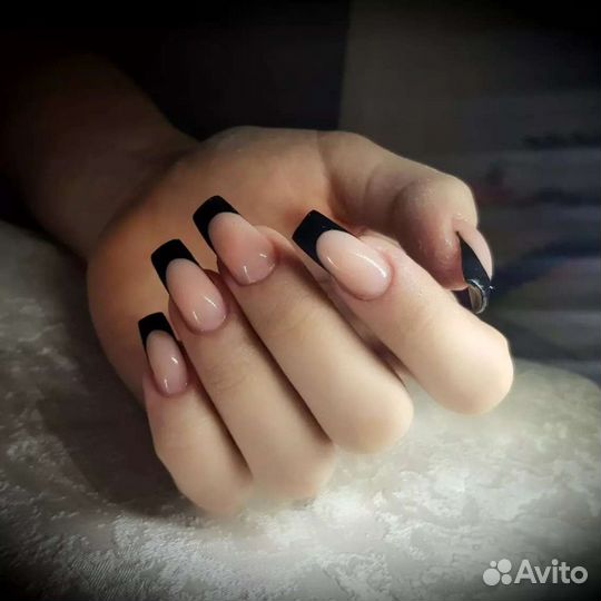 Наращивани ногтей, коррекция, покрытие гелем