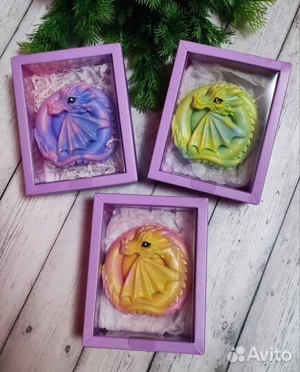 Мыло ручной работы дракон